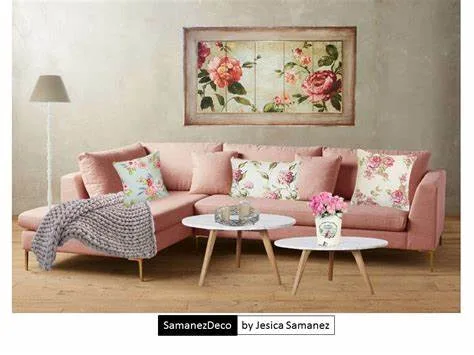 Sala estilo Shabby Chic