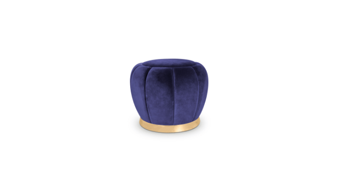 Pouf color Very Perú con dorado