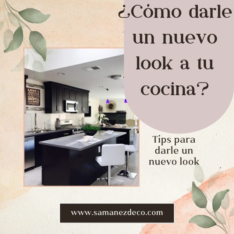 nuevo look a tu cocina tips