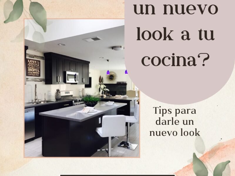 nuevo look a tu cocina tips