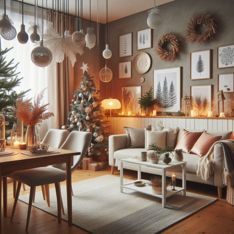 Decoración navideña para espacios pequeños