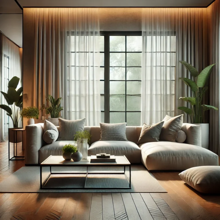 sala diseñada e inspirada en el minimalismo