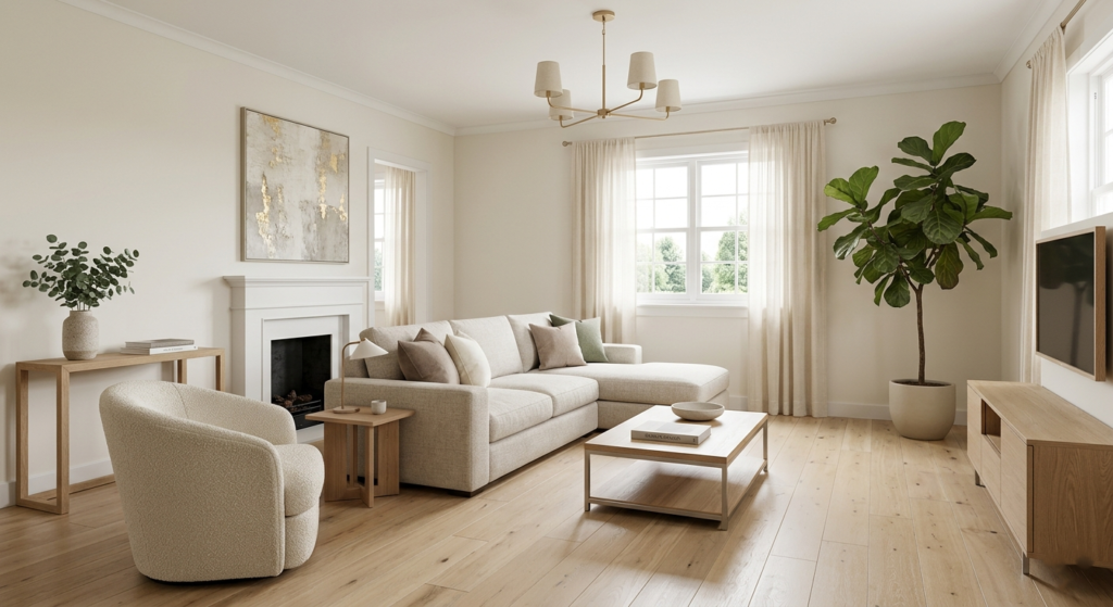 sala transformada con home staging