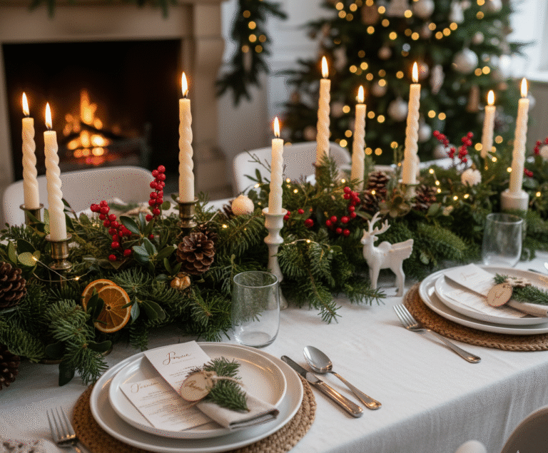Cómo Decorar la Mesa para la Cena de Navidad 2025