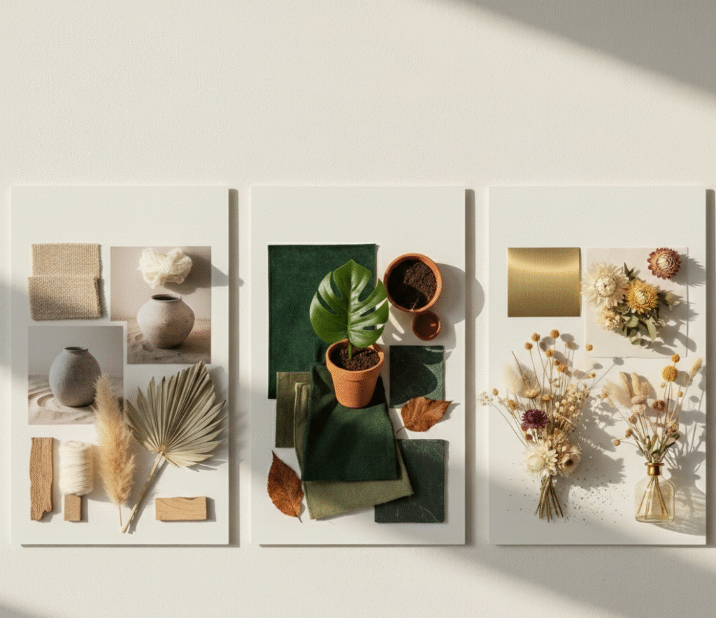 Moodboards con combinaciones de colores Navidad con alma Samanezdeco jesica smanez