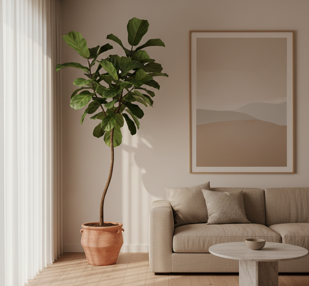 biofilia en minimalismo cálido