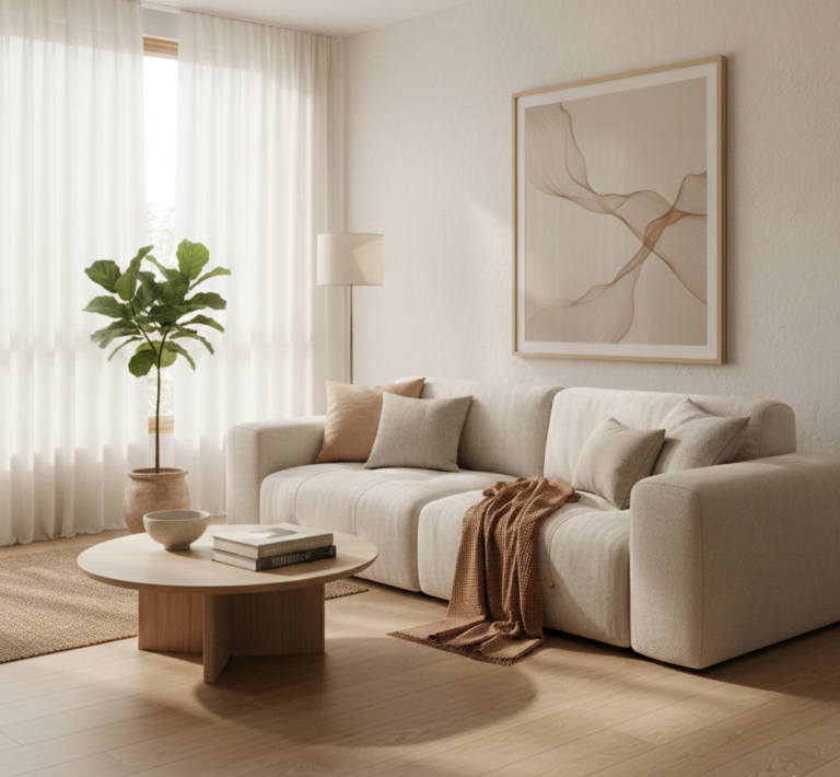 Minimalismo cálido en diseño de interiores 2026