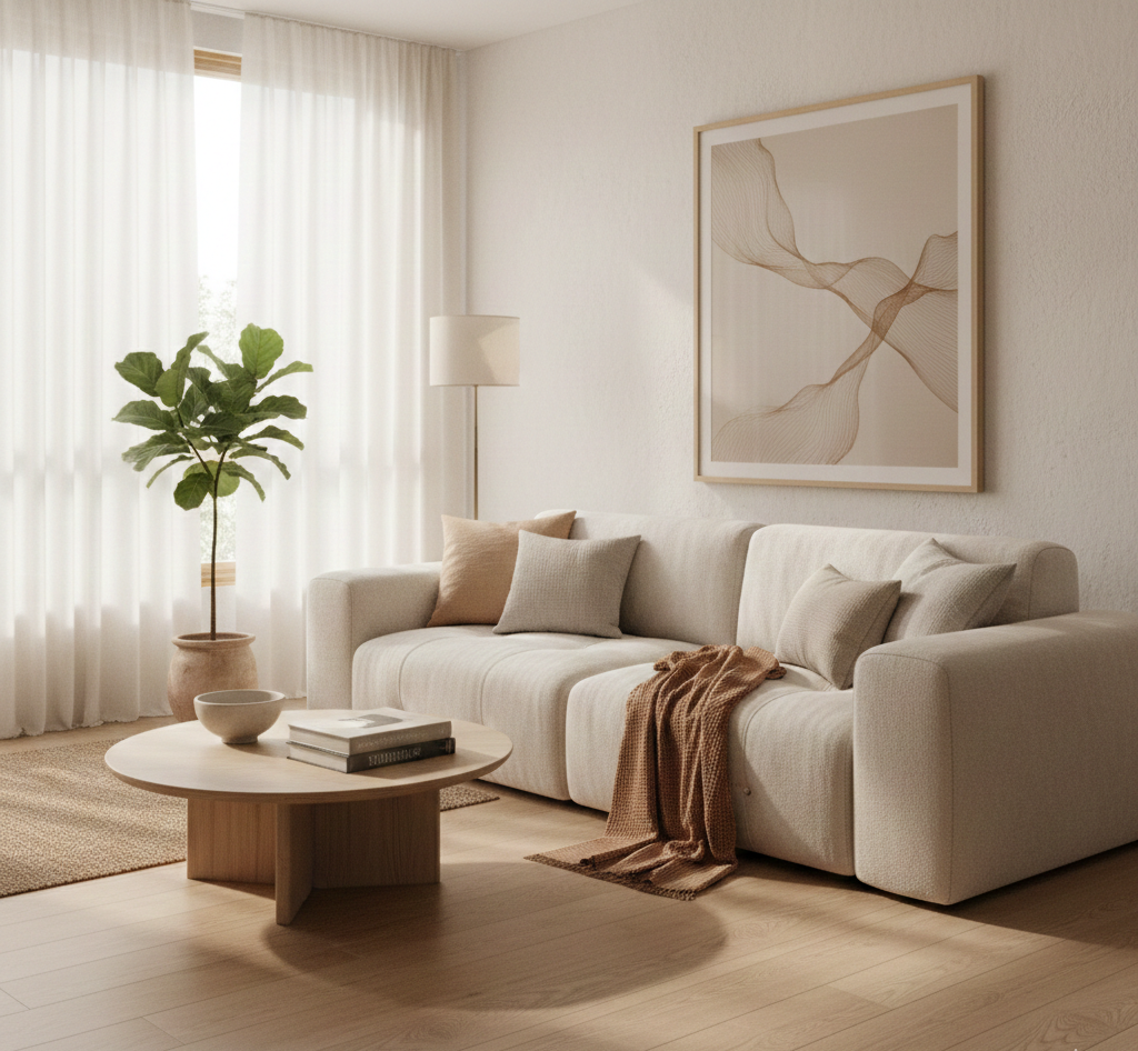 Minimalismo cálido en diseño de interiores 2026