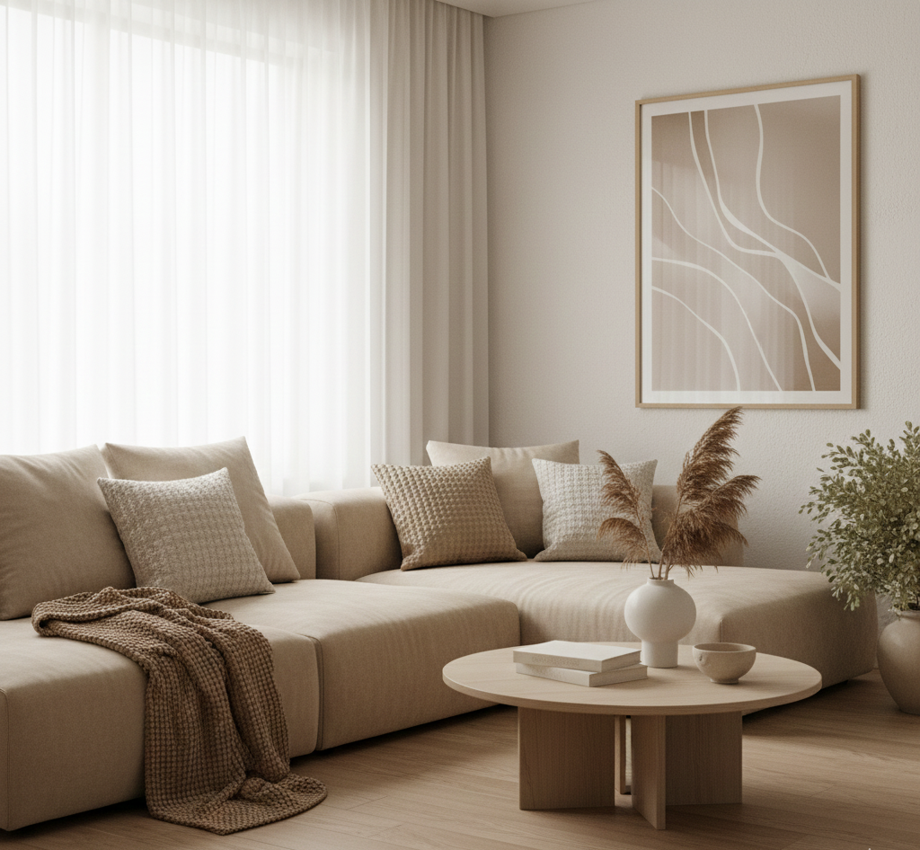 paleta de colores minimalismo cálido