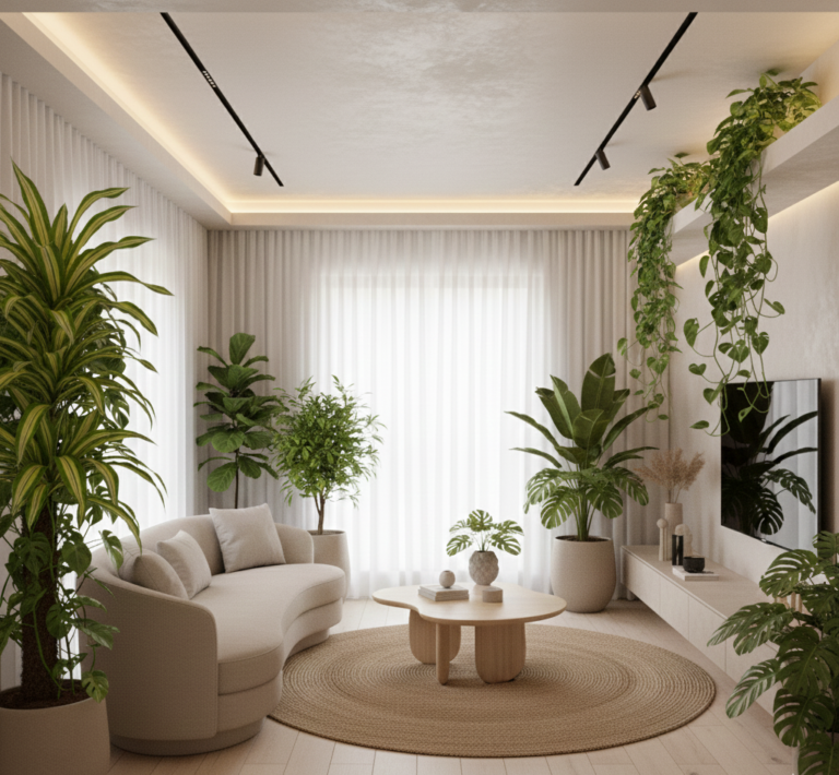 plantas para luz cálida