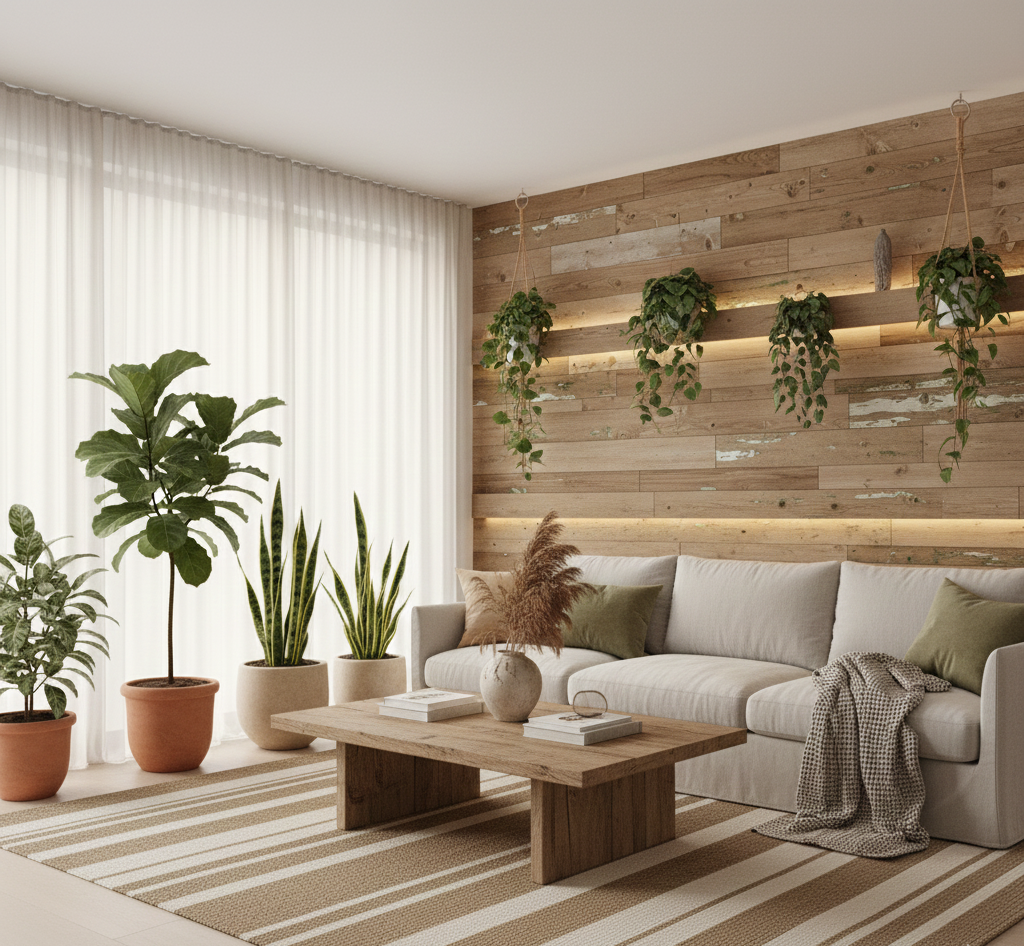 plantas purificadoras elegantes para interiores sostenibles