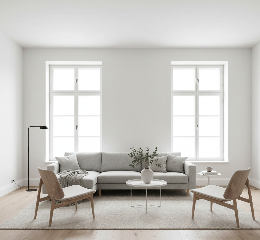 sala con iluminación natural que genera bienestar