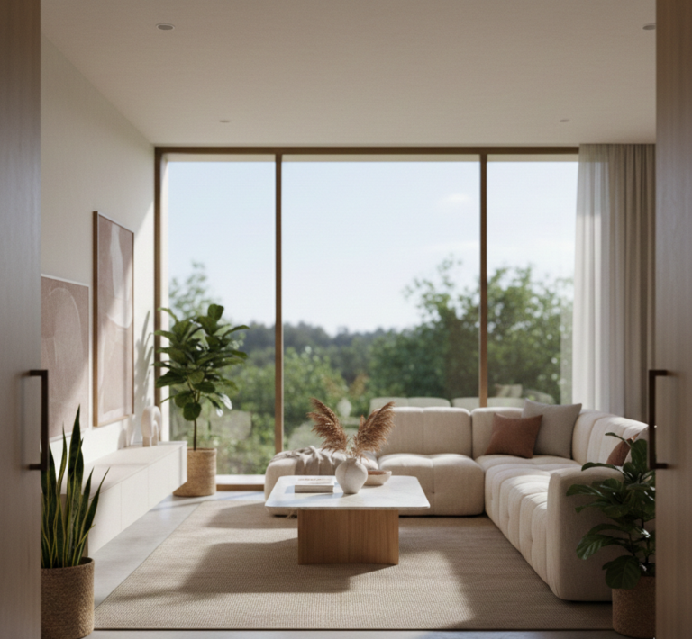 Psicología del comprador inmobiliario al entrar en una propiedad luminosa y bien preparada