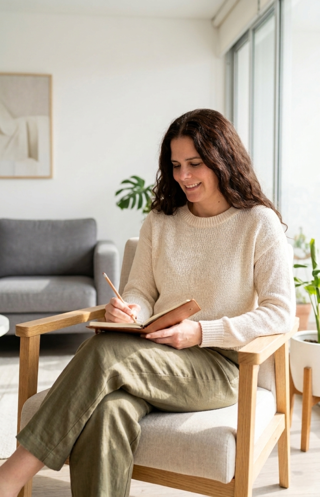 persona analizando su espacio antes de transformarlo