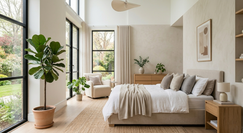 Farmacia visual diseño de interiores dormitorio relajante y armonioso