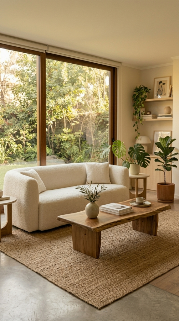 Espacio minimalista con distribución equilibrada y sensación visual ligera.